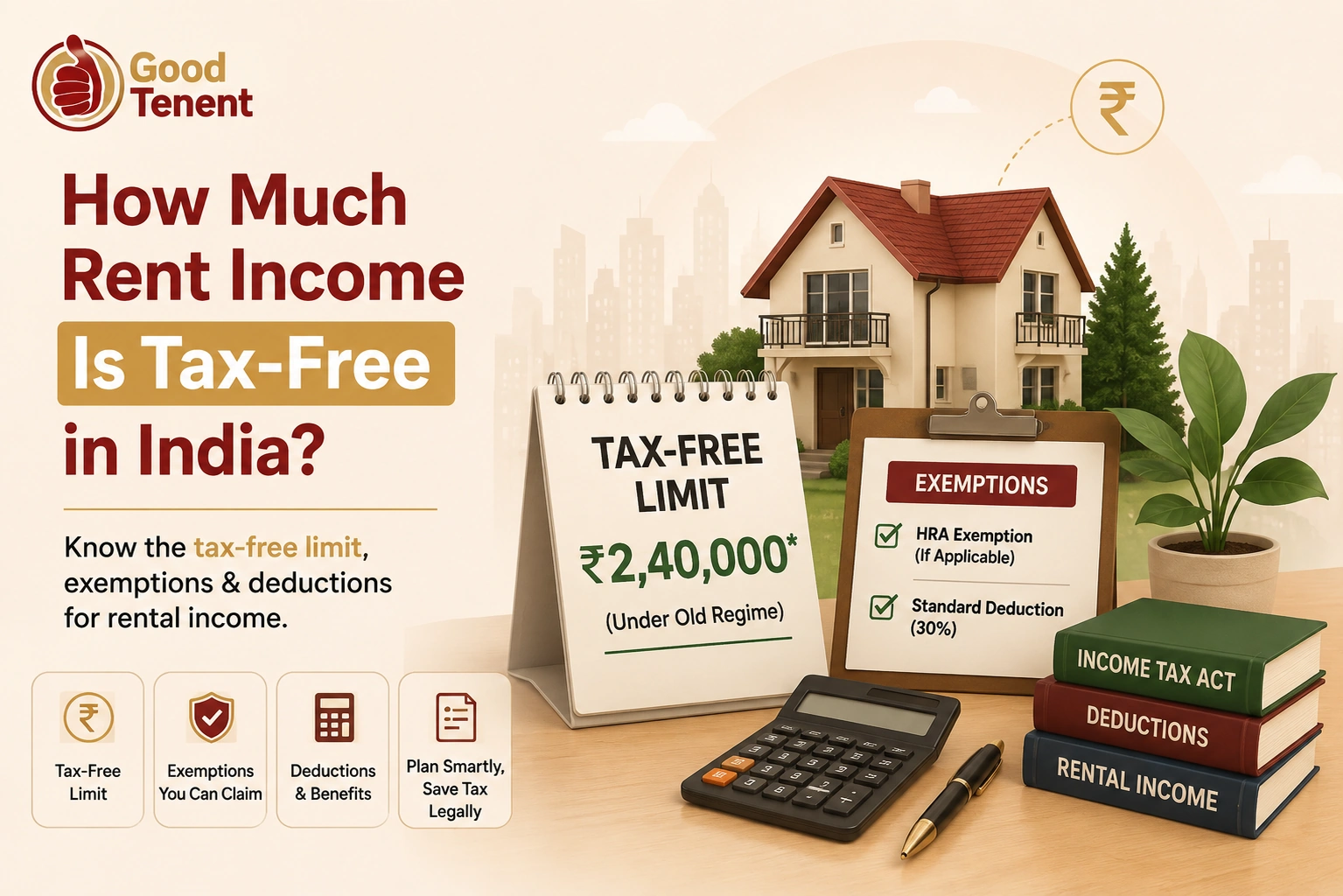 How Much Rent Income Is Tax Free in India?
